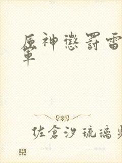 原神惩罚雷电将军