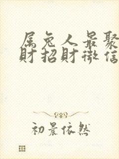 属兔人最聚财旺财招财微信名