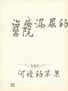 治疗漏尿的妇女医院封面