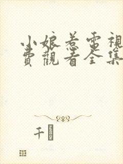 小娘惹电视剧免费观看全集