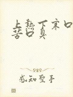 上热下寒口干口苦口臭