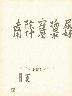 去除宠物尿骚味用什么最好