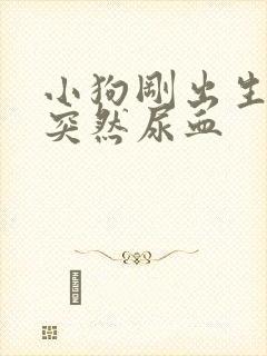 小狗刚出生3天突然尿血