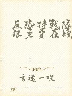 反恐特战队之天狼免费在线看