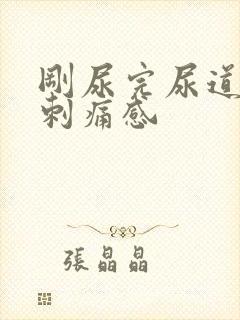 刚尿完尿道口有刺痛感封面