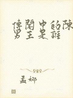 传闻中的陈芊芊男主是谁封面