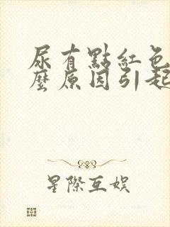 尿有点红色是什么原因引起的