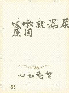 咳嗽就漏尿什么原因