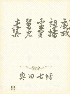 老舅电视剧40集免费播放