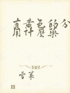 有黄色的分泌物用什么药