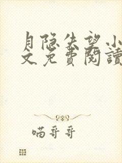 月隐失望小说全文免费阅读最新章节