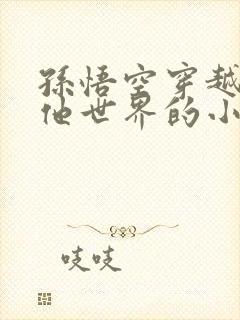 孙悟空穿越到其他世界的小说