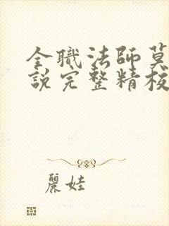 全职法师莫凡小说完整精校版