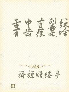 舌中有裂纹舌边有齿痕是啥原因