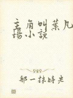 主角叫叶凡的官场小说