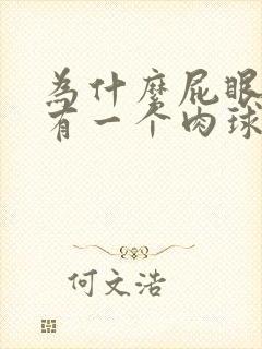 为什么屁眼上会有一个肉球