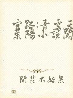 官路:青云天骄叶阳小说阅读封面