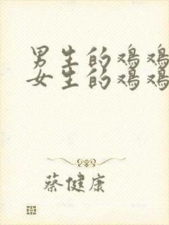 男生的鸡鸡插在女生的鸡鸡里.