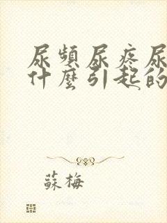 尿频尿疼尿急是什么引起的封面