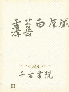 舌苔白厚腻中有沟齿