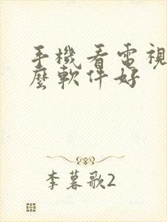 手机看电视用什么软件好