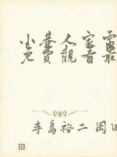 小巷人家电视剧免费观看最新