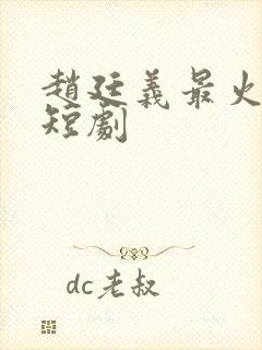 赵廷义最火三部短剧