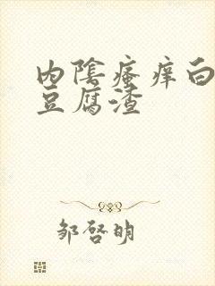 内阴瘙痒白带像豆腐渣封面