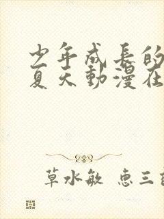 少年成长的那个夏天动漫在线观看全集