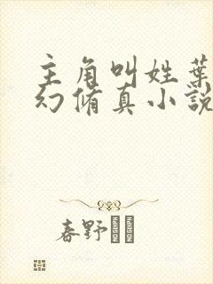 主角叫姓叶的玄幻修真小说