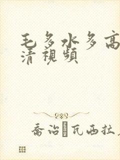 毛多水多高潮高清视频封面