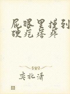 屁眼里摸到一个硬疙瘩疼