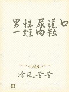 男性尿道口长了一堆肉粒