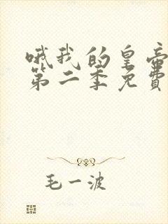 哦我的皇帝陛下第二季免费版