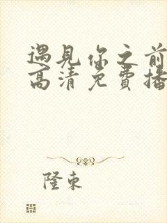 遇见你之前在线高清免费播放