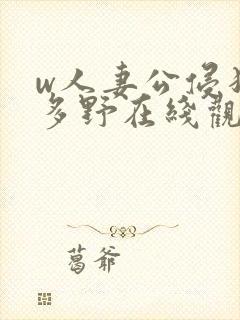 w人妻公侵犯波多野在线观看