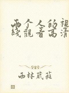 两个人的视频在线观看高清封面