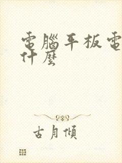 电脑平板电视是什么