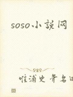 soso小说网