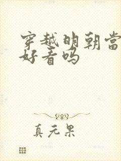 穿越明朝当皇帝好看吗