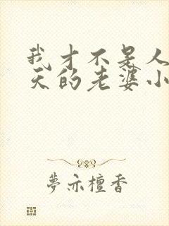 我才不是人外傲天的老婆小说