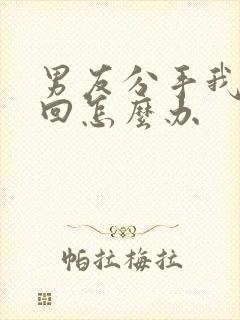 男友分手我想挽回怎么办