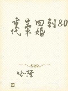 重生回到80年代军婚