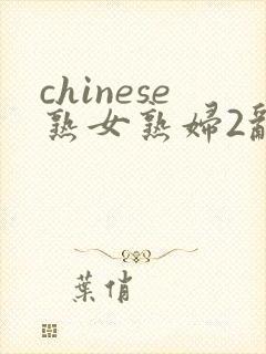 chinese熟女熟妇2乱1封面