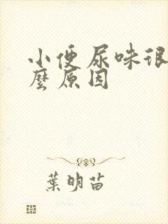 小便尿味很臭什么原因