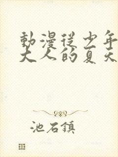 动漫从少年变成大人的夏天封面