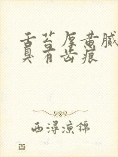 舌苔厚黄腻舌苔臭有齿痕