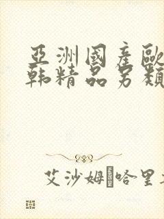 亚洲国产欧美日韩精品另类