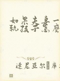 如果夫妻一方出轨孩子怎么判