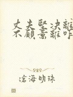 丈夫坚决离婚我不愿意离咋样挽回封面